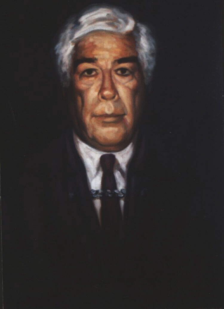 Portrait: Oil on canvas. Judge Cardinas 